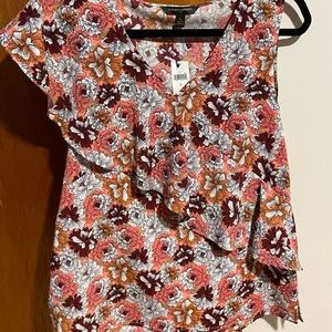 NWT Banana Republic asymmetrical sleeveless top size small